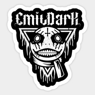 Emil Black Metal Sticker